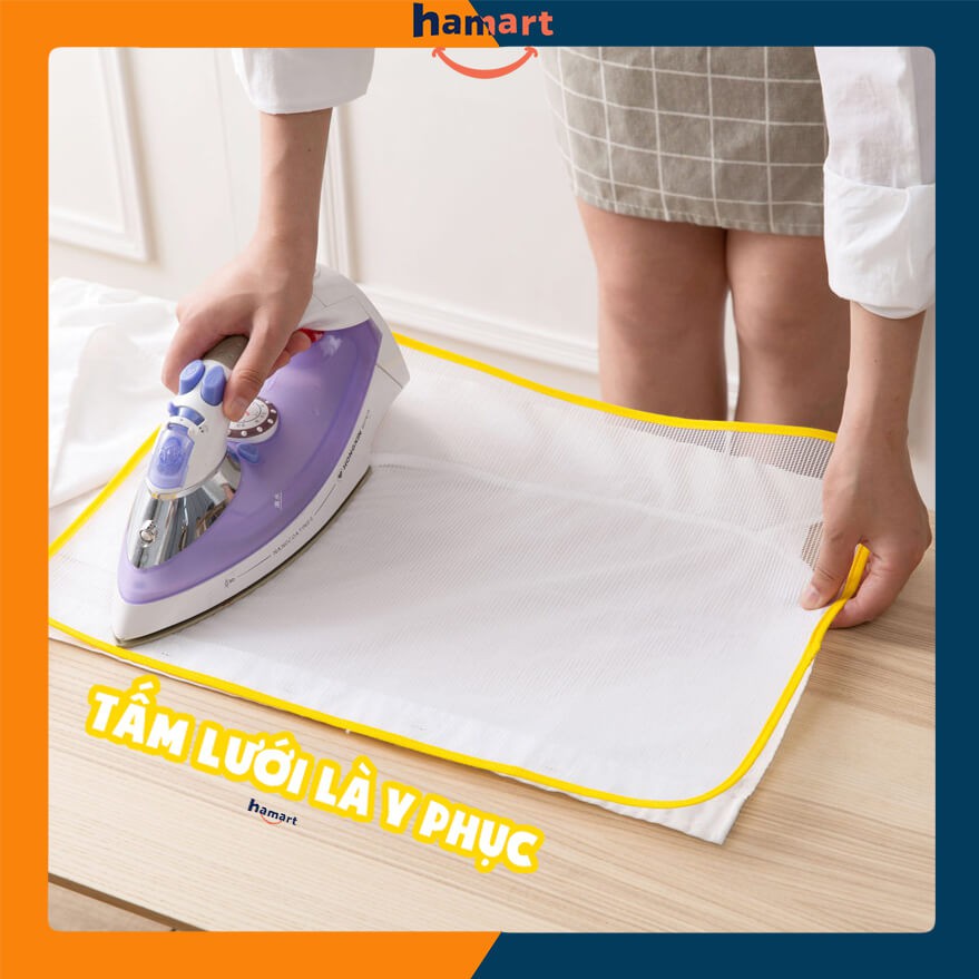 Tấm Lưới Là Ủi Y Phục Dùng Lót Dưới Bàn Là Bàn Ủi Quần Áo Bảo Vệ Chất Lượng Sợi Vải [SIZE LỚN 40x60]