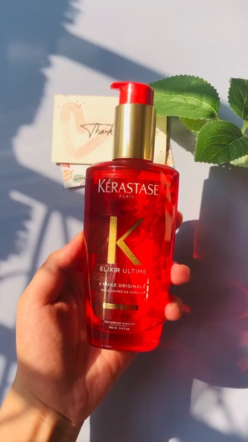 Dầu dưỡng tóc phục hồi phiên bản giới hạn Kerastase Elixir Ultime Rouge. | BigBuy360 - bigbuy360.vn