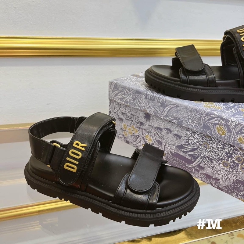 Sandal bệt 2 quai D i o r hot hit fullbox