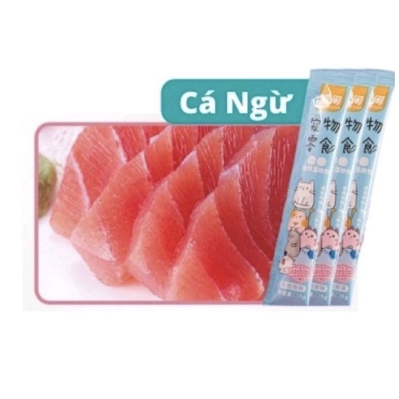 Súp thưởng cho mèo thú cưng shizuka thanh 15gr 3 vị