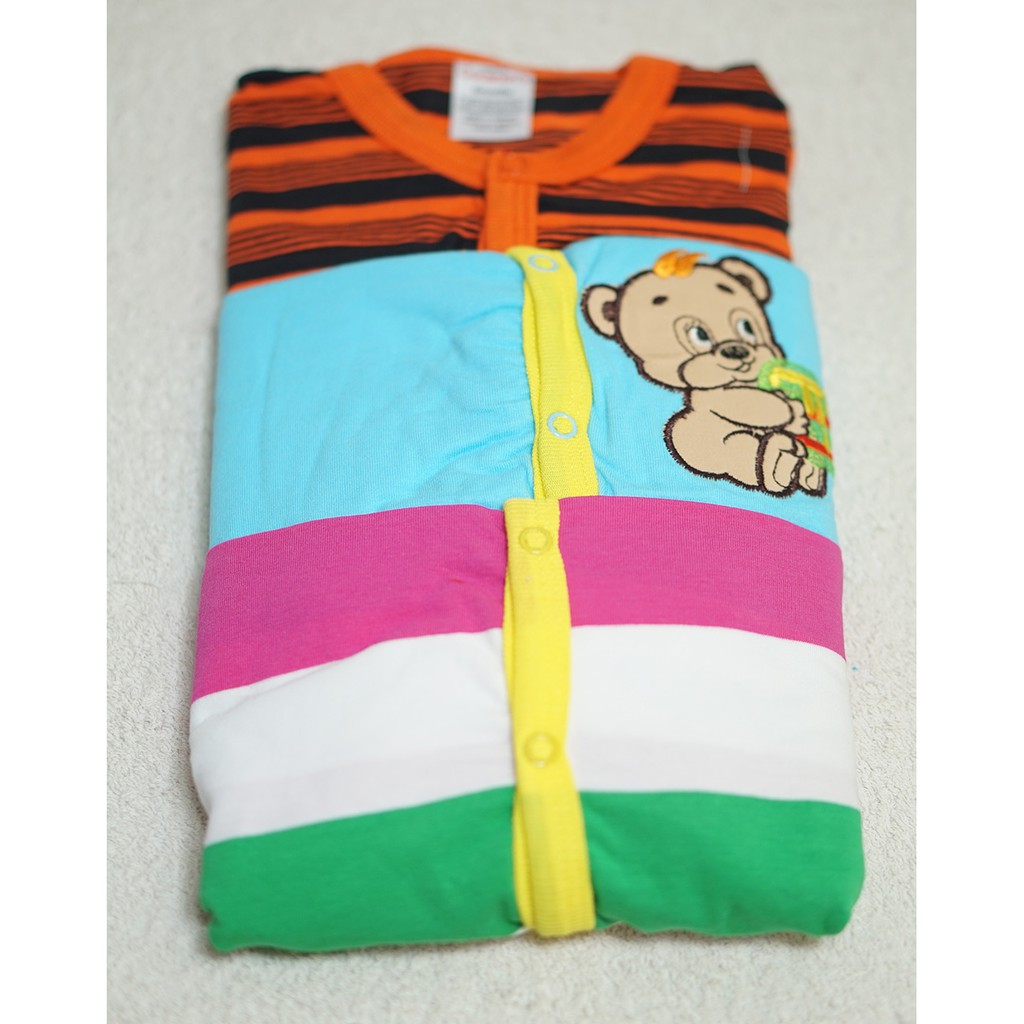 Set 3 body tay dài quần dài xinh xắn và ấm áp cho bé trai