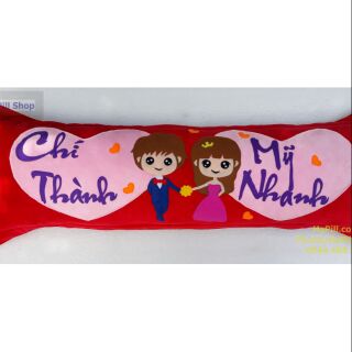 Gối uyên ương. Handmade cao cấp làm theo yêu cầu. Hàng đặt trước.