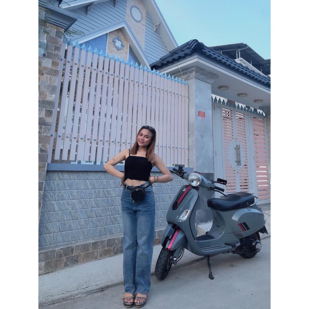 Quần Jean Ống Rộng SIMPLE JEAN Unisex (Gài nút 2 bên lưng)