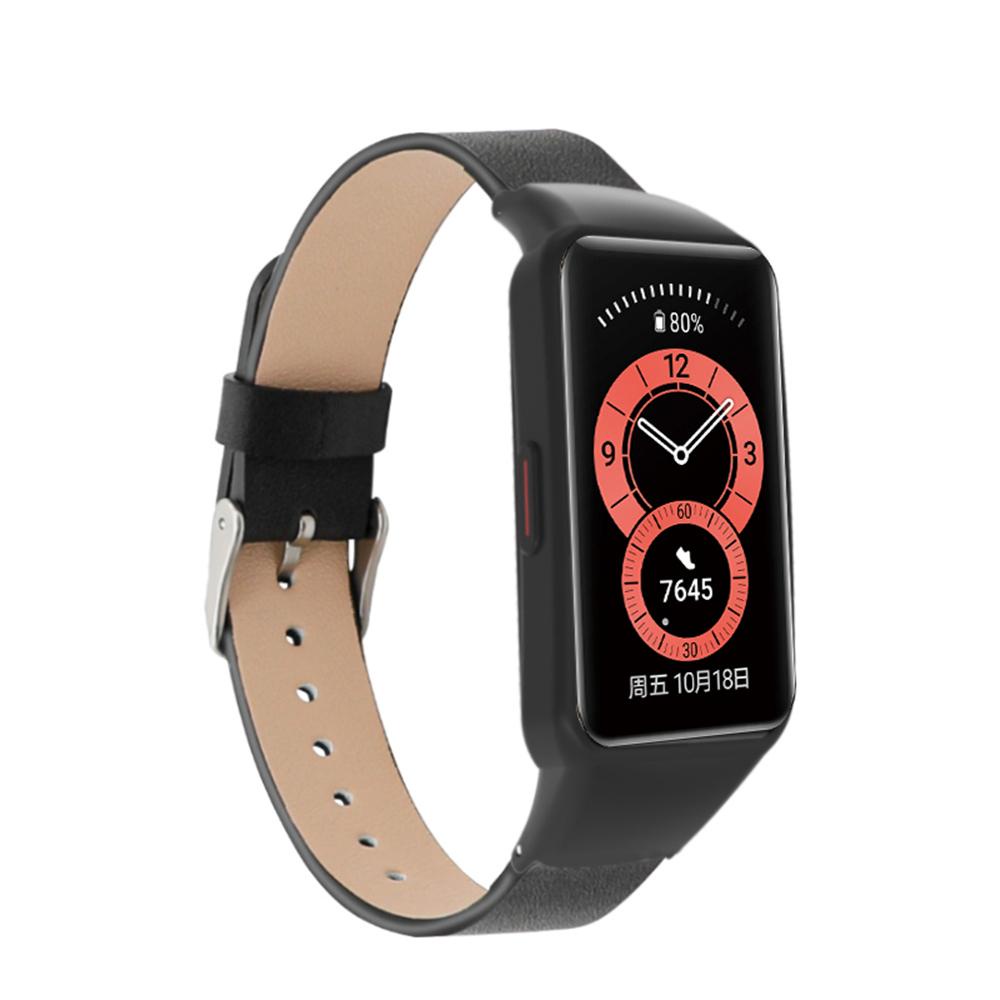 MYRONGVN Dây Đeo Thay Thế Chất Liệu Silicon Màu Trơn Cho Honor Band 6 Huawei Band 6