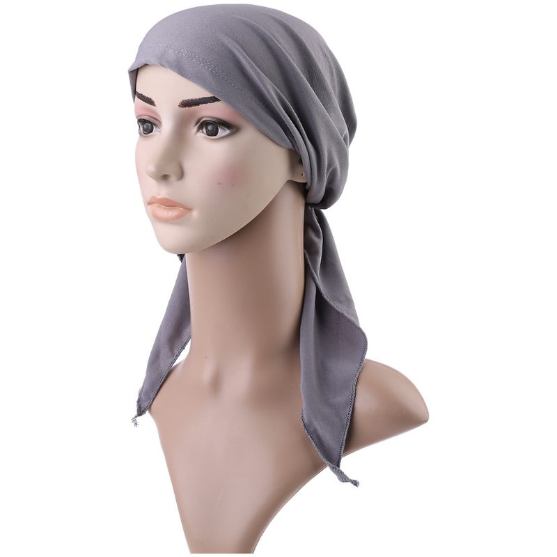 Khăn Trùm Đầu Màu Sắc Trơn Cho Bệnh Nhân Ung Thư