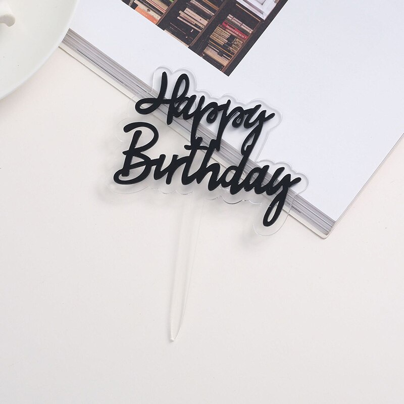 Chữ Happy Birthday Cắm Trang Trí Bánh Kem