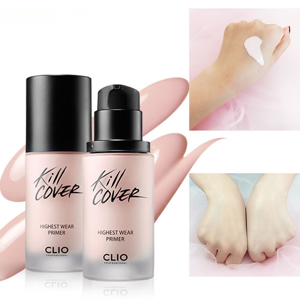 Kem lót Clio Kill Cover Highest Wear Primer sáng da, phù hợp da dầu | BigBuy360 - bigbuy360.vn