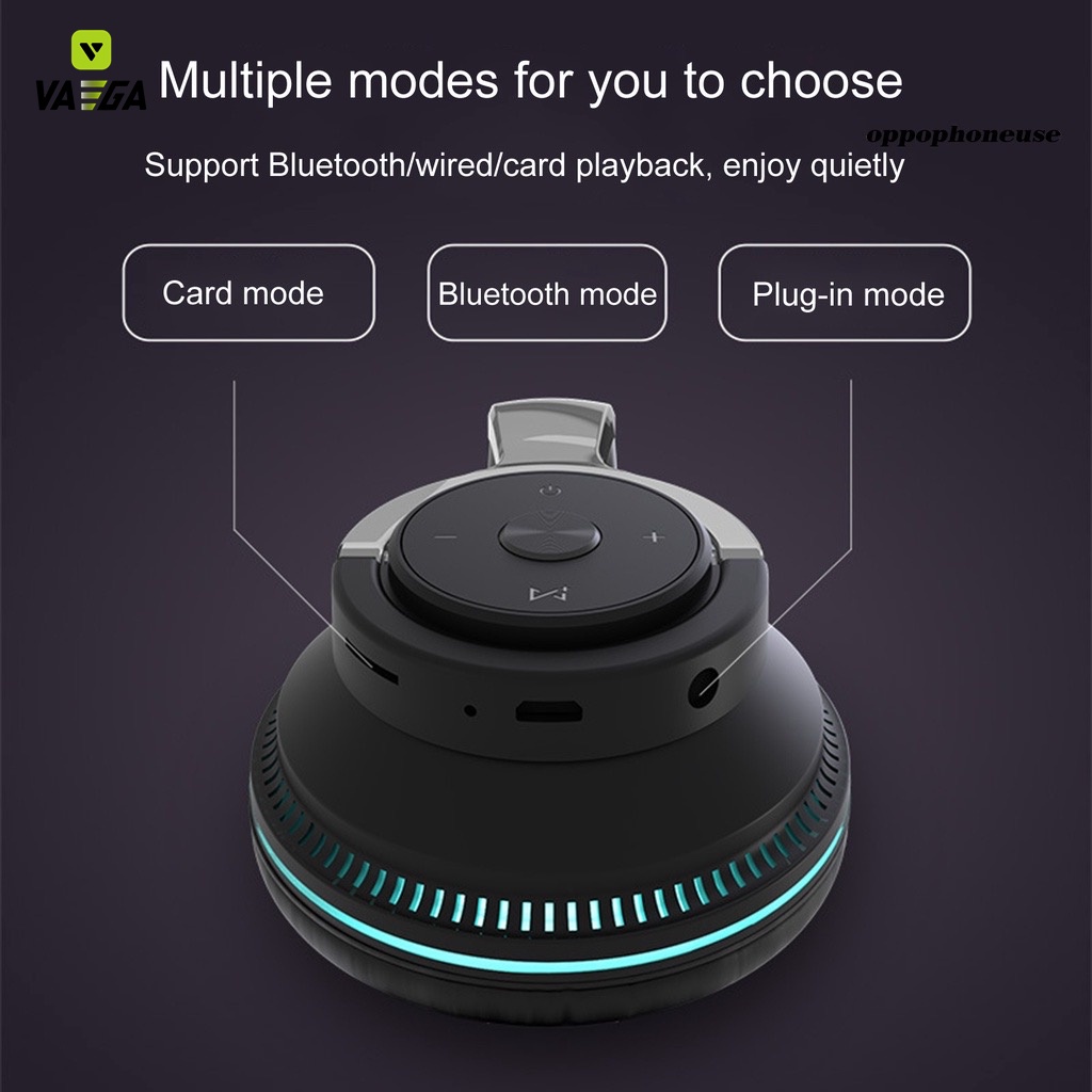 Tai Nghe Bluetooth Chụp Tai Không Dây Có Míc Đàm Thoại, Âm Thanh Vòm 3D Supper Bass H2