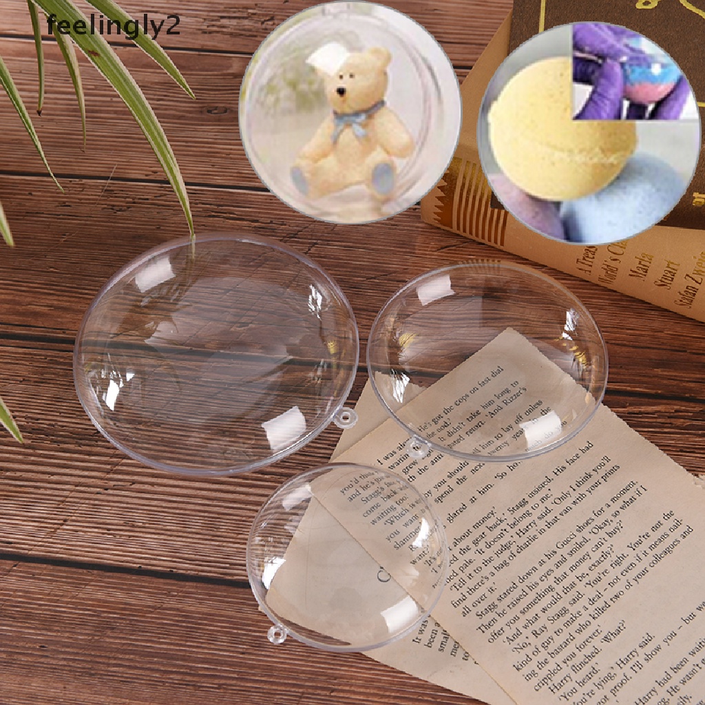 [feel] Khuôn Làm Bom Tắm - Trứng, Trái Tim, Khuôn Nhựa acrylic Hình Dạng &amp; Kích Thước (f)