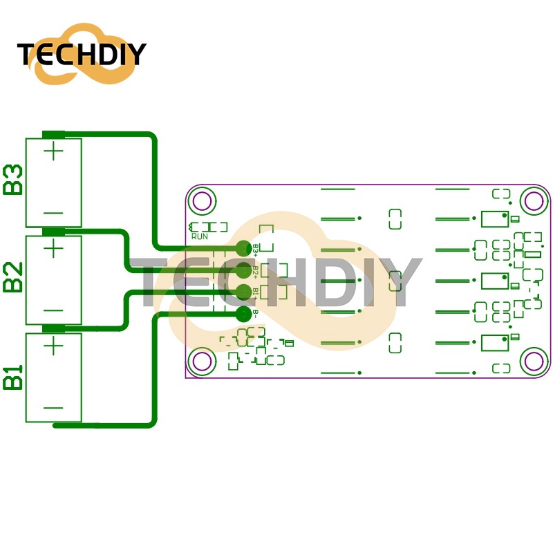 Bảng Mạch Cân Bằng Năng Lượng Lithium 3S 4S 5S 7S 8S 10S 16S 20S Lifepo4 LTO Chuyên Dụng