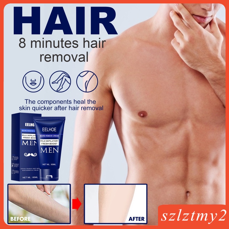 Kem tẩy lông/râu 60ml không gây đau cho nam