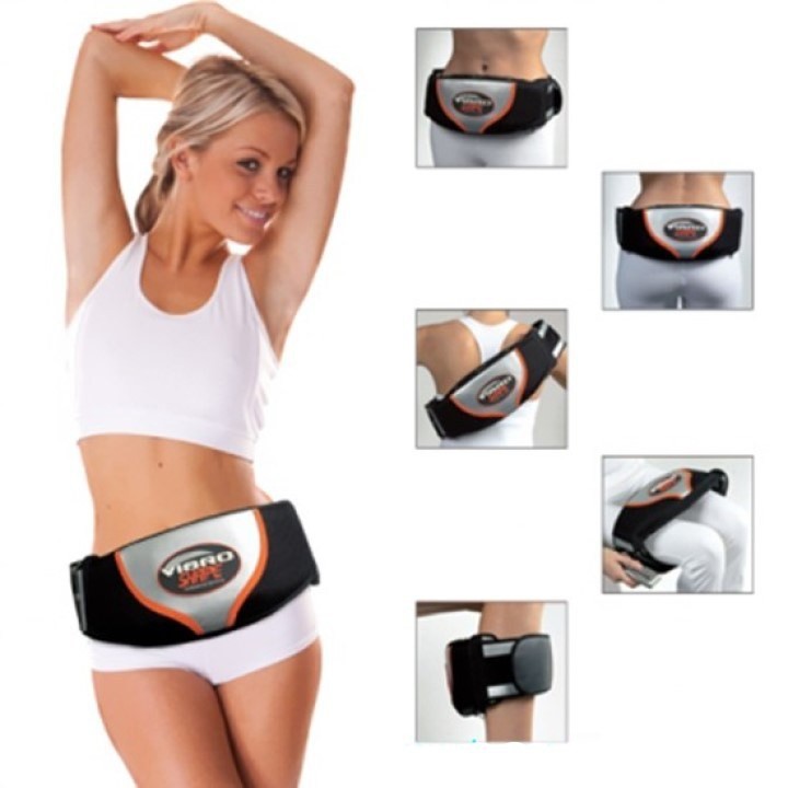 Đai massage giảm mỡ bụng nóng &amp; rung Vibro Shape