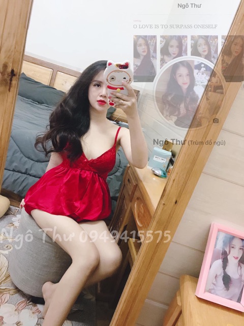 Set 2 dây đùi lụa satin cao cấp