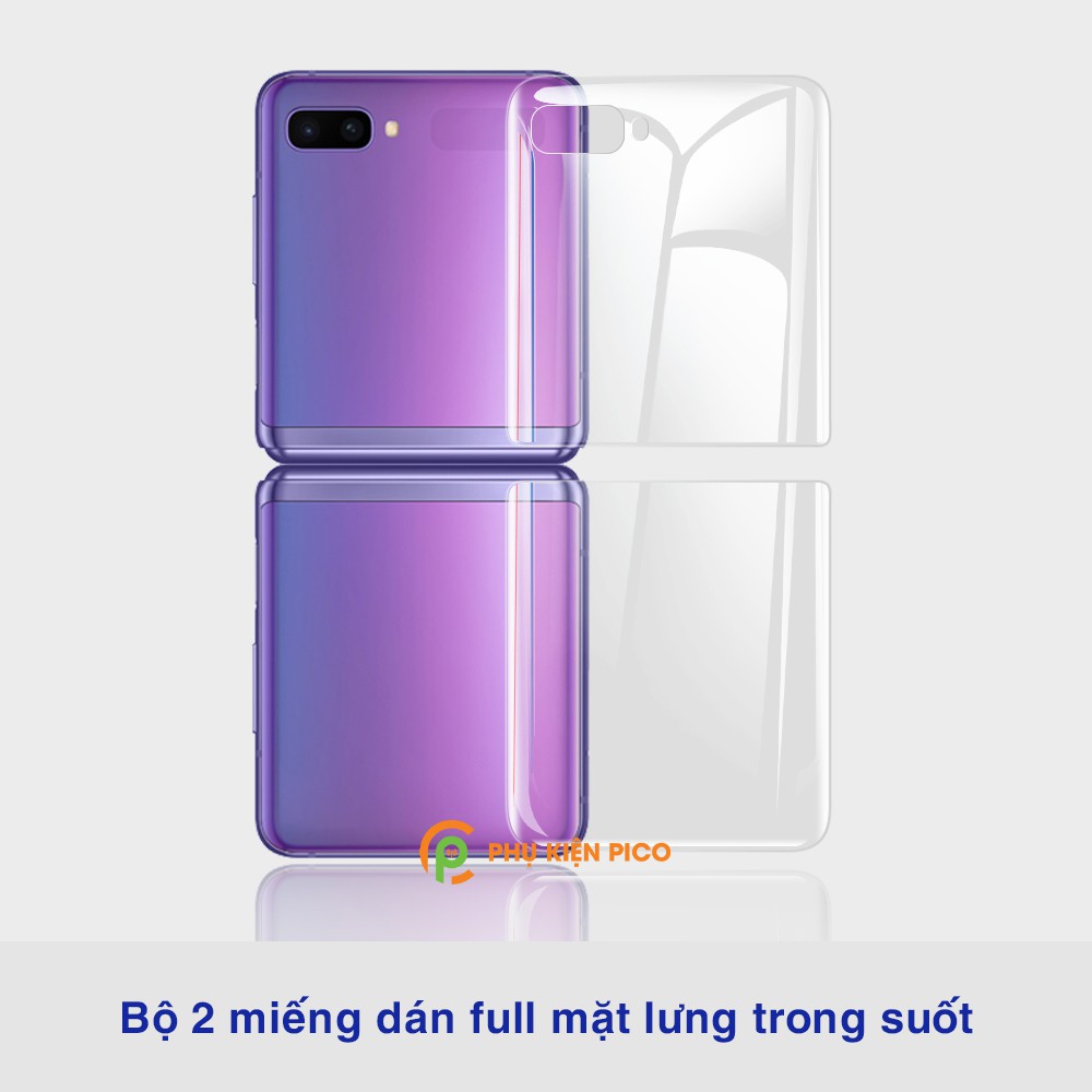 Dán lưng Samsung Z Flip full mặt lưng trong suốt PPF tự phục hồi vết xước - Dán dẻo Samsung Galaxy Z Flip