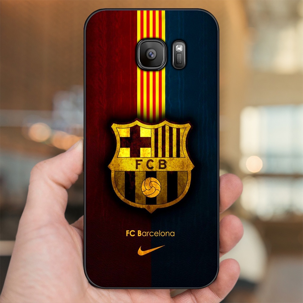 Ốp lưng Samsung S6, S6 Edge, S6 Edge Plus, S7, S7 Edge viền đen in hình Barcelona Barca