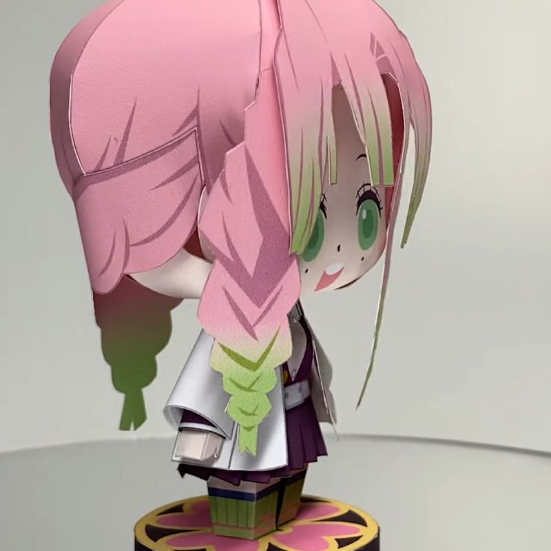 Mô hình giấy anime Luyến Trụ Kanroji Mitsuri ver.2