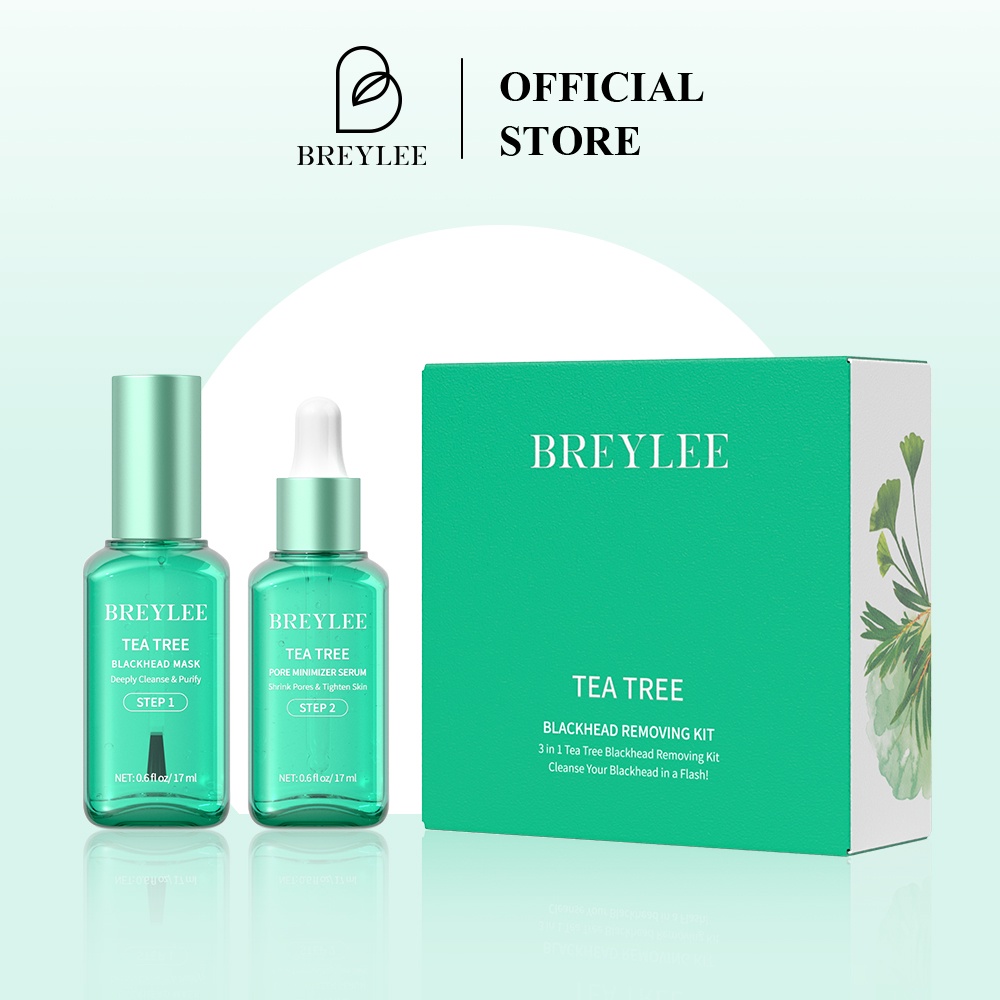 Bộ 2 Mặt Nạ Serum BREYLEE Loại Bỏ Mun đầu đen và Se Lỗ Chân Lông Serum