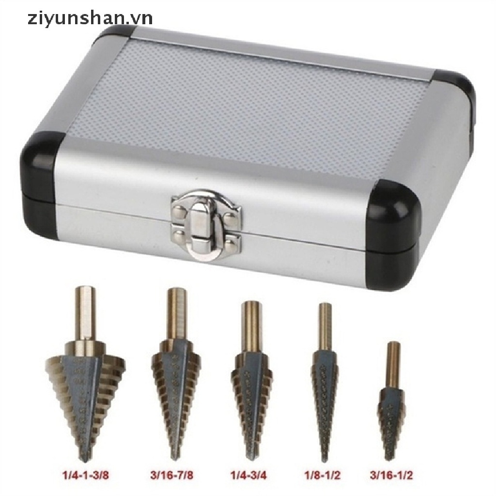 Set 3 / 5 Mũi Khoan Nhiều Lỗ 50 Kích Cỡ Đa Chức Năng ziyunshan