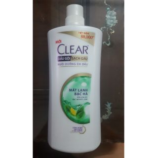 DẦU GỘI CLEAR BẠC HÀ 900G