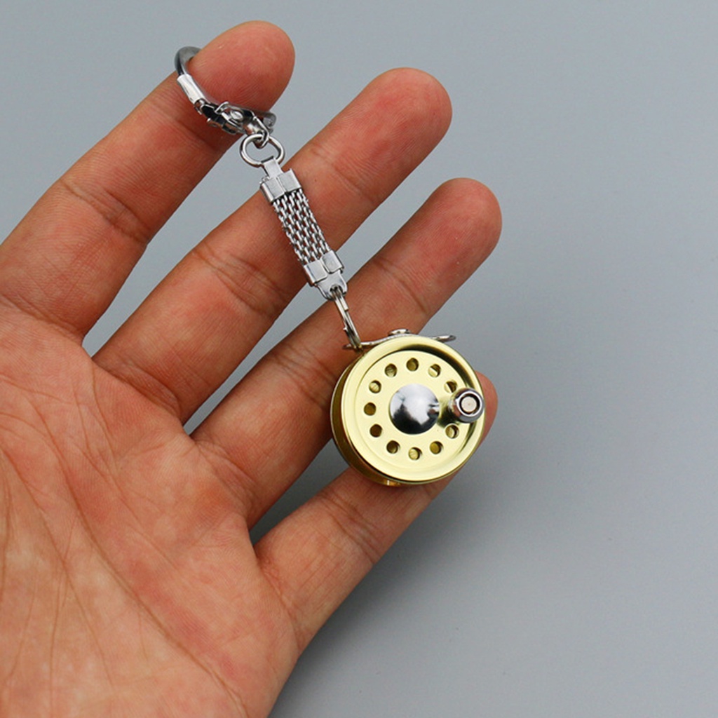 Móc Khóa Gắn Máy Câu Cá Mini FHG--Alloy Độc Đáo