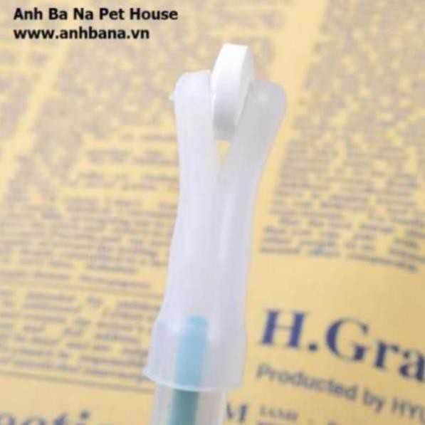 Xilanh gắp thuốc dụng cụ cho chó mèo uống thuốc viên và thuốc nước (2 đầu riêng biệt)