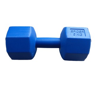 Tạ tay nhựa 5kg (Combo 2 cái bát giác màu xanh)