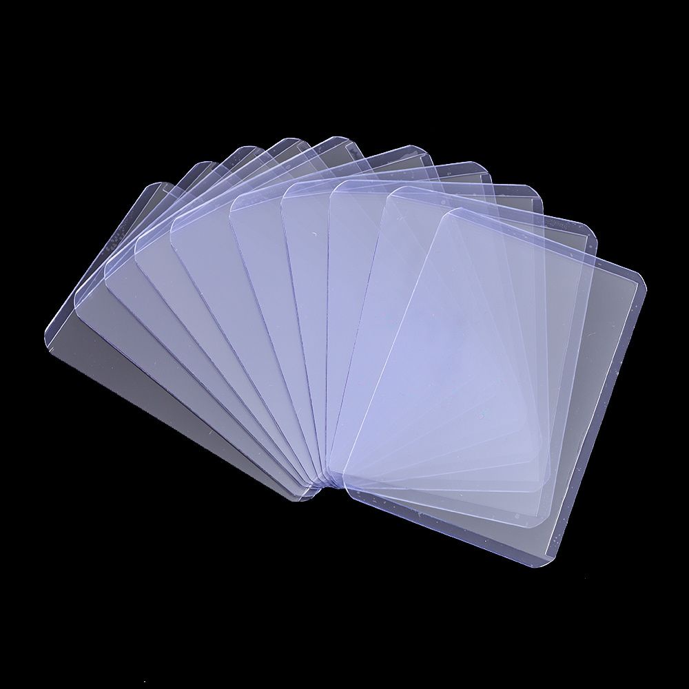 Set 10 bao nhựa trong suốt đựng thẻ thể thao tiện lợi