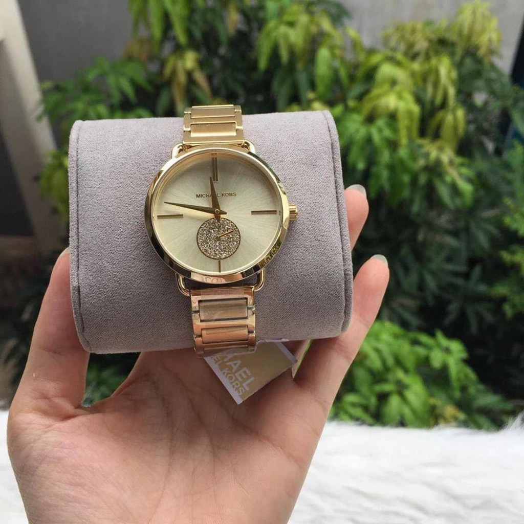 Đồng hồ nữ MICHAEL KORS MK 3639 Portia Stainless Ladies đẹp long lanh