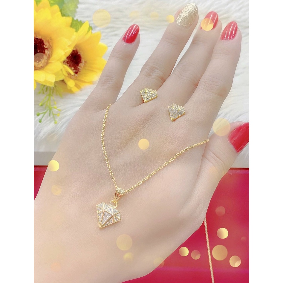 Dây chuyền nữ mạ vàng 18k Mẫu Đồng Tiền 063LL241021 - Bao đổi trả trong vòng 07 ngày