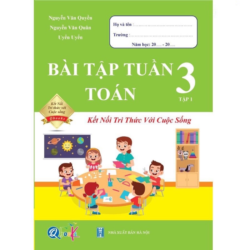Sách - Combo Bài Tập Tuần và Đề Kiểm Tra Toán và Tiếng Việt lớp 3 - Kết Nối Tri Thức Với Cuộc Sống - Học Kì 1 (4 cuốn)