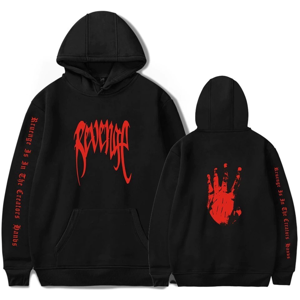 Hàng có sẵn Áo hoodie thể thao cotton size lớn Xxxtentacion Revenge mồ hôi đơn giản làm quà tặng sinh nhật