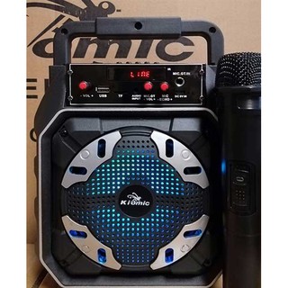 Loa Bluetooth Mini Công Suất Siêu Lớn Kiomic K98 - Loa Xách Tay(Tặng Kèm Micro Không Dây Hát Cực Hay)