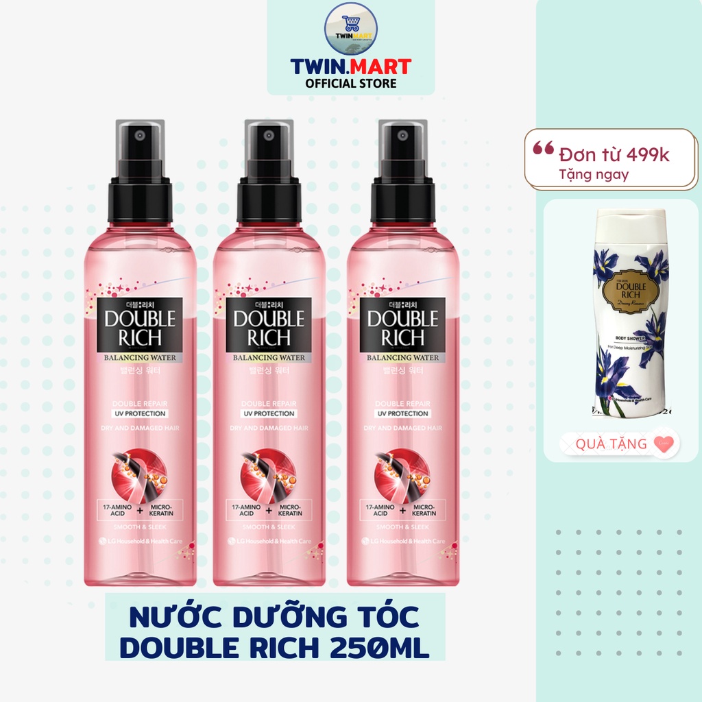 Nước Dưỡng Tóc Double Rich Chăm Sóc Khô Xơ, Hư Tổn 250ml Balancing Water Double Repair
