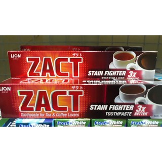 KEM ĐÁNH RĂNG TẨY TRẮNG RĂNG ZACT Stain Fighter Toothpaste 3X Better