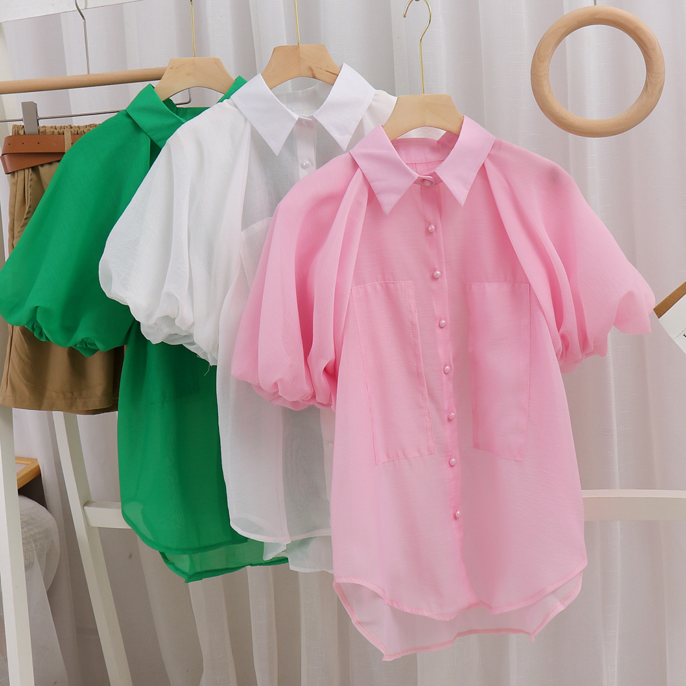 Áo Kiểu Tay Phồng Thiết Kế Đơn Giản Hợp Thời Trang | BigBuy360 - bigbuy360.vn