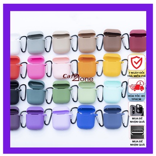 Vỏ bao Airpods, Airpods 2, túi đựng bảo vệ airpod, airpod 2 kèm móc khóa (bảng màu số 1)