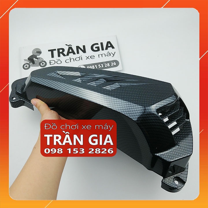 Chụp lọc gió xe sh350i sh350 sh 350i 350 năm 2022 ốp pô e bầu gió - phụ kiện trang trí xi inox cacbon