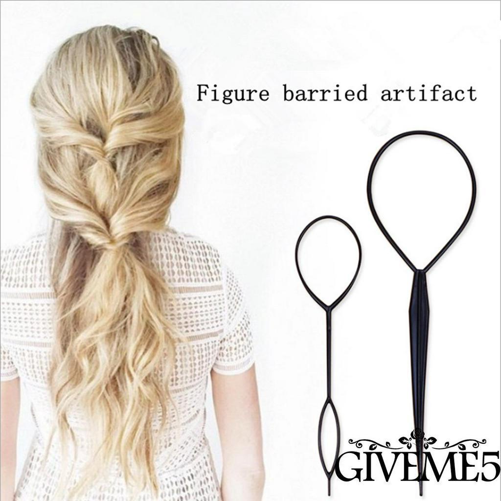 Set 2 Dụng Cụ Tạo Kiểu Tóc Thời Trang Tiện Lợi Cho Nữ