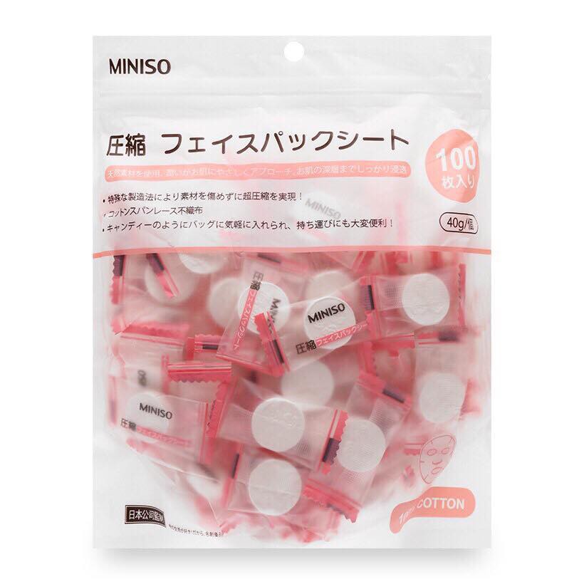 Mặt Nạ Giấy Nén Miniso (Lẻ 1 Viên) Du Lịch