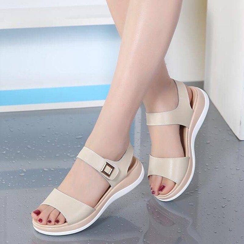Giày Sandal Cao Gót Đế Dày Mềm Mại Có Size Lớn Dành Cho Mẹ Bầu