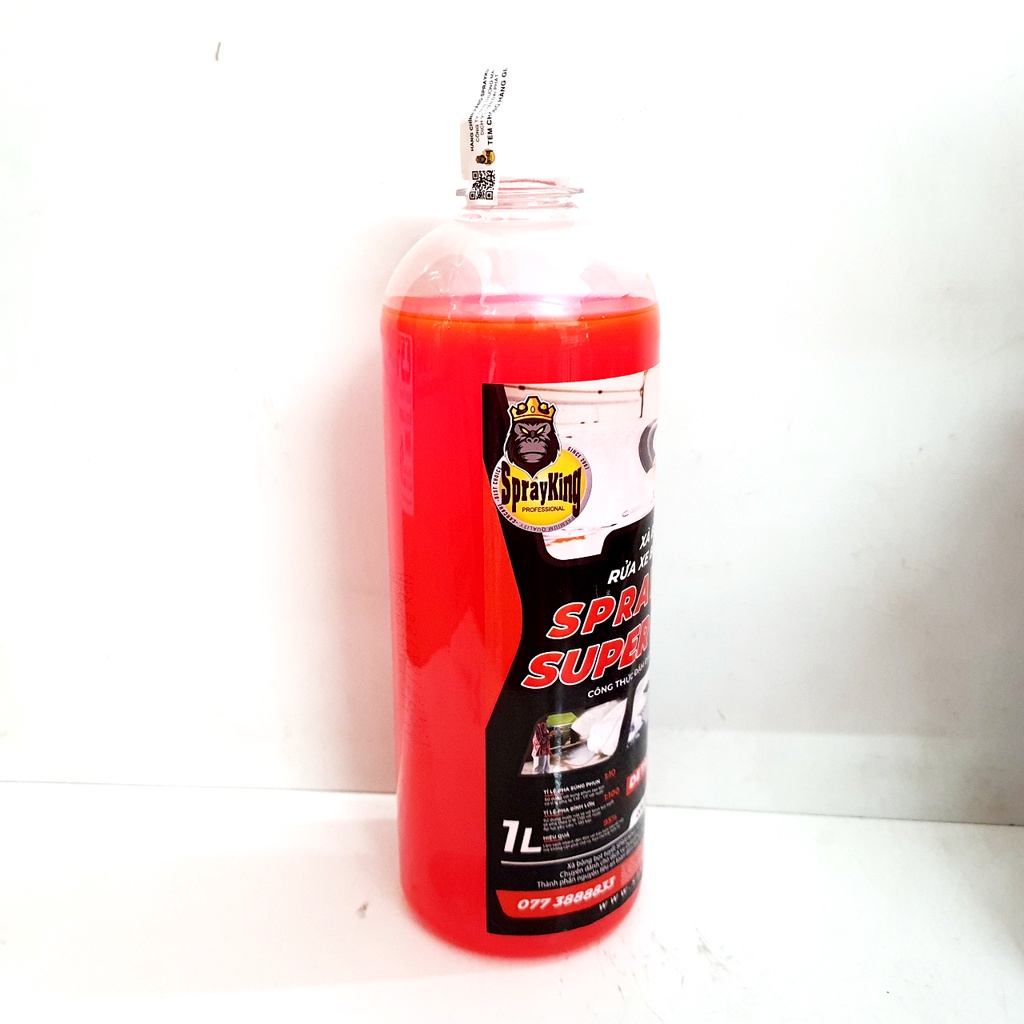 Nước rửa xe,xà bông Sprayking Super Wash 1L tặng khăn Microfiber