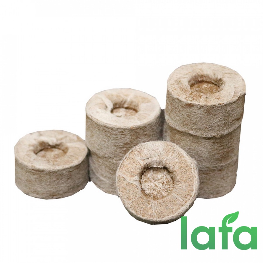 Viên nén xơ dừa LAFA - viên nén xơ dừa công dụng ươm ngó dâu tây, ươm hạt giống giúp cây phát triển khỏe mạnh