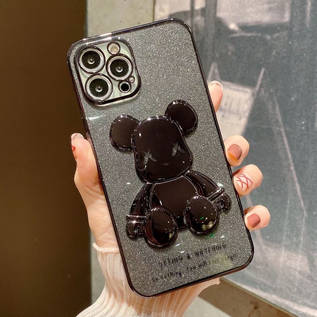 Ốp Điện Thoại Họa Tiết Gấu Nhiều Màu Sắc Dành Cho iphone 13 Pro Max Xr X / Xs Xs Max 1112 Pro 12 Pro Max