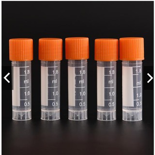 Bộ 100 Ống cryo, ống lưu trữ lạnh tế bào 1.8 ml-2ml