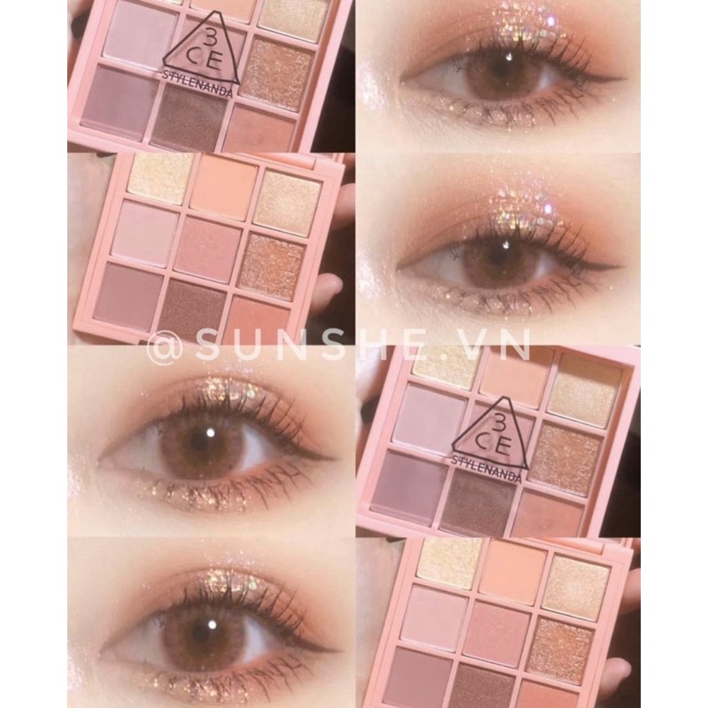 Bảng Phấn Mắt 9 Màu 3CE Multi Eye Color Palette