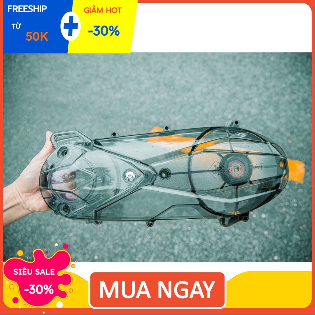 Ốp Lốc Nồi - Ốp Máy  Zhi.pat chính hãng Trong Suốt kèm miếng ốp nhỏ cho các dòng xe Vairo/Ab/Sh Mode