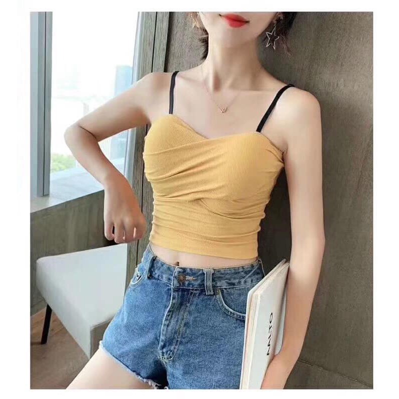 ÁO LÓT NỮ, ÁO BRA COTTON GÂN DÂY MẢNH SIÊU SEXY - BRA 1098