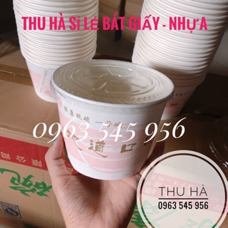 thùng 500 Bát giấy 1000ml đựng bún phở  ( ko có nắp)