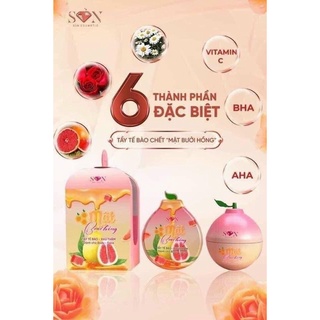 Tẩy tế bào chết mật bưởi hồng