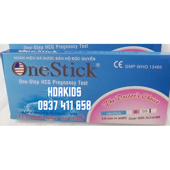 Que Thử Thai OneStick- Sự Lựa Chọn của Nhiều Bác Sĩ